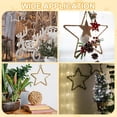 thumbnail image 6 of Uxcell 8 Pcs Star Dream Catcher Rings, 2" Dream Catcher Metal Hoops Macrame Wreath Rings Pentagram Floral Hoops for DIY Craft Making Home Wedding Wall Hanging Decoration, Black, 6 of 6