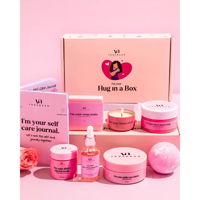 Set de regalo de spa VogueNow Premium Self Care para mujer (paquete de 8)