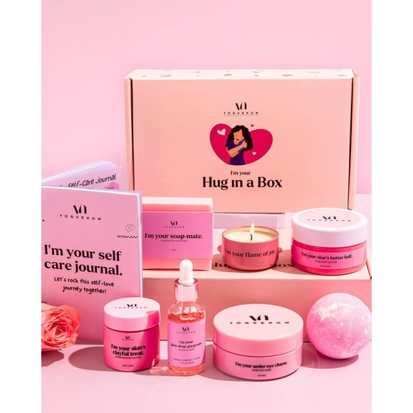 Set de regalo de spa VogueNow Premium Self Care para mujer (paquete de 8)