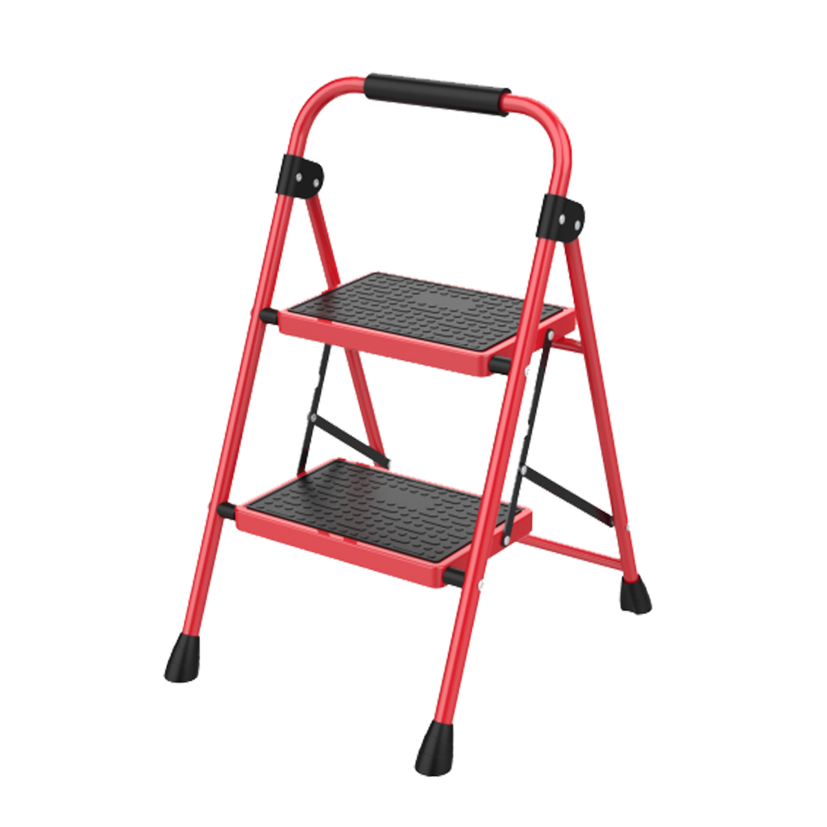 KINGRACK 2-Step Folding Ladder with Handgrip photo 2