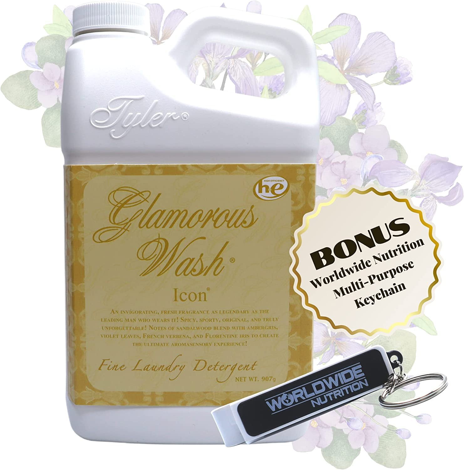 Tyler Candle Company Glamorous Wash Icon Scent Fine Laundry Detergent