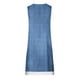 thumbnail image 5 of Moda mujer Casual Sexy cuello redondo estampado Floral falso vestido sin mangas de dos piezas Fridja  hjkh4974, 5 of 5
