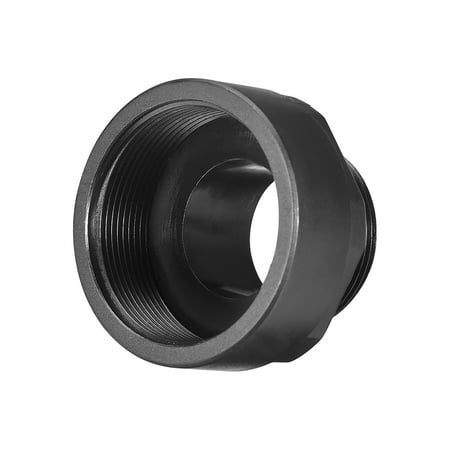 Threaded Bushing Nylon Connector Adaptor M32 Outer Thread to M40 Inner Thread Black