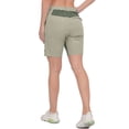 thumbnail image 2 of Little Donkey Andy Women's Hiking Shorts Quick Dry Stretch Athletic Shorts Lightweight for Golf Travel Khaki S, 2 of 7