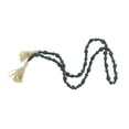 thumbnail image 5 of DecMode Green Wood Bohemian Garland Décor with Geometric Bead Details and Cream Cotton Tassel, 81"L, 5 of 7