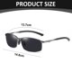 thumbnail image 2 of Gafas de sol de aleación para hombre con caja, gafas polarizadas con protección UV400 para deportes al aire libre, para ciclismo, correr, pescar y golf, 2 of 5