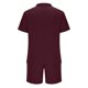 thumbnail image 5 of Mens Botón Abajo Camisa de Manga Corta Arrugas Libres Casual Deportes Cardigan Set, Color Sólido Cuello de Verano Camisa Y Pantalones Cortos, 5 of 7