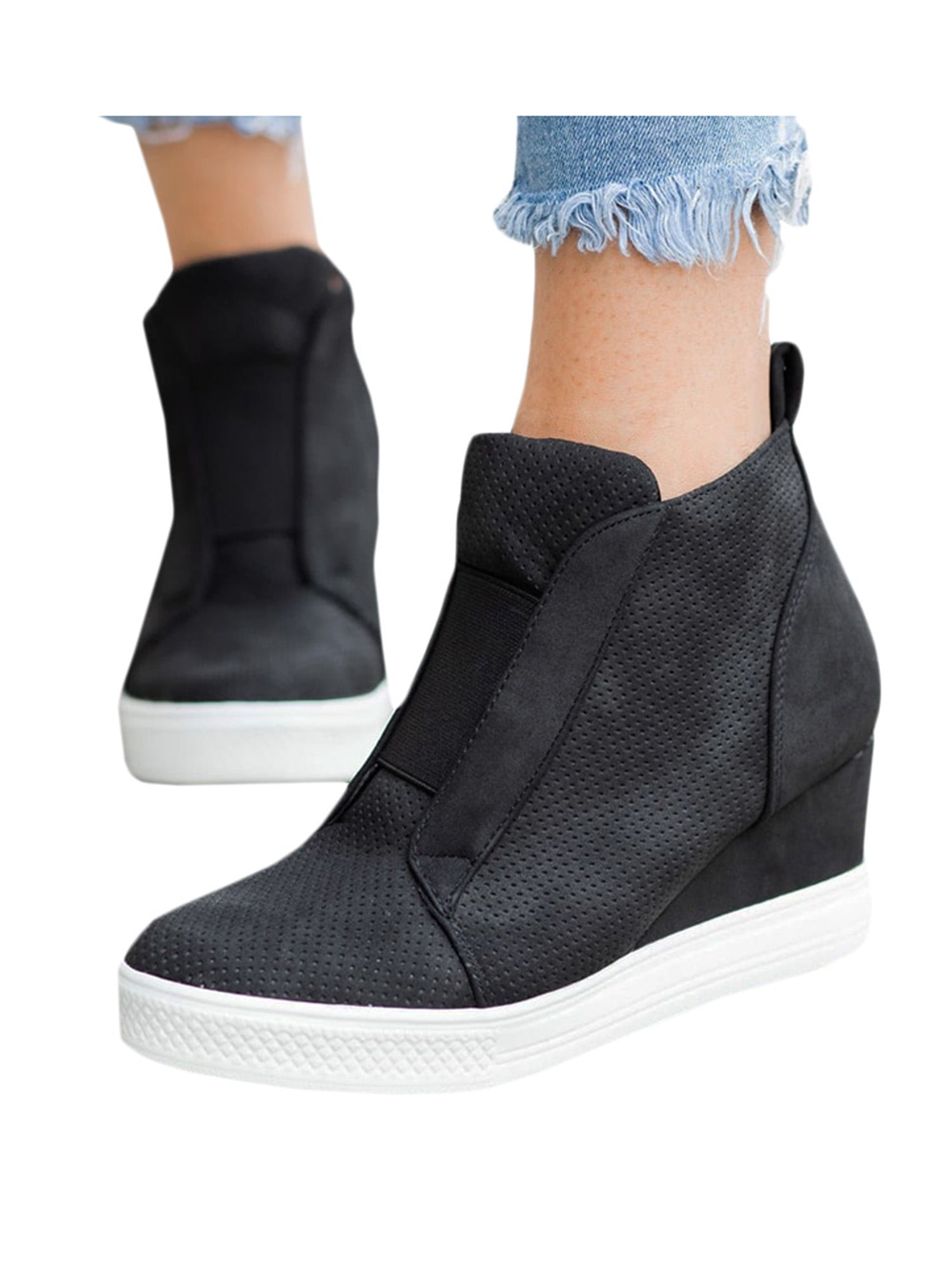 decia wedge high top sneakers