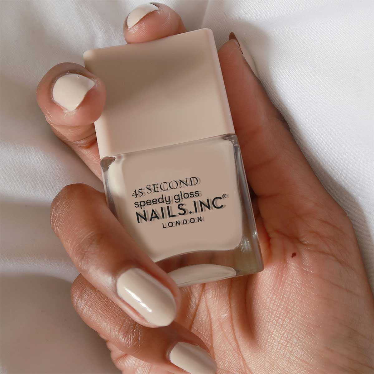 Nails.INC Quick Drying Nail Polish, Nelly, Pastel Nude, 0.47 fl oz