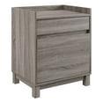 thumbnail image 1 of Atlin Designs Classeur Moderne en Bois avec 2 Tiroirs Gris, 1 of 15