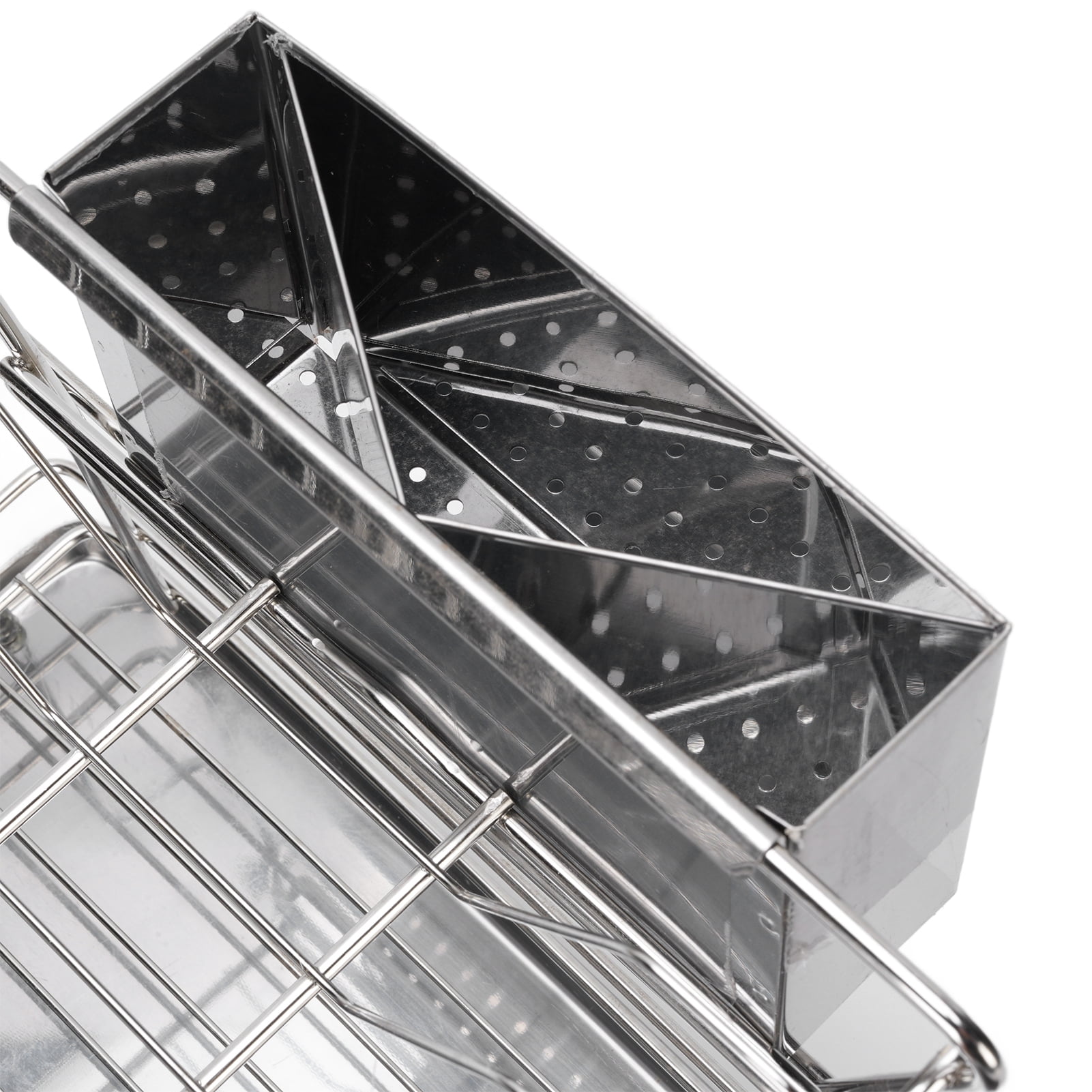 BOKYAN Dish Drying Rack Space Saving 2 Tier Dish Rack for Kitchen Counter Stainless Steel Dish Drainer with Cutlery Holder, 18.1 inches