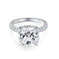 thumbnail image 2 of 5 Carat Moissanite Rings for Women D Color VVS1 925 Sterling Cushion Cut Moissanite Promise Ring Simulated Diamond Engagement Ring Lab Created Diamond Wedding Ring with Certificate, 2 of 6