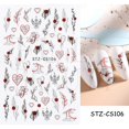 thumbnail image 1 of 3D ojos malvados pegatinas de uñas serpiente Luna estrella zodiaco deslizadores para uñas diseño de bruja verano neón decoración llama calcomanías manicura GLCS157 Tan Jianjun unisex, 1 of 2