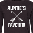thumbnail image 4 of Inktastic Aunties Favorite Niece Nephew Gift Long Sleeve Youth T-Shirt, 4 of 5