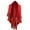 Red, variant on Ladies Knitted Loose Thickened Shawl Coat Collar Scarf Wrap Tassel Fringed Wraps Matching Cardigan Sweater Irregular Hem Splicing Casual Sweater Cardigan Scarf Soft Scarves for Women
