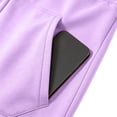 thumbnail image 4 of Gamivast Mens 2 Piece Tracksuits Long Sleeve Pullover Hoodie and Sweatpants Sweatsuit Set Casual Activewear Jogger Outfit for Fall Purple L, 4 of 7