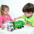 thumbnail image 4 of Large Toy Garbage Truck Set for Kids Realistic Car Model Educational Vehicle Durable Construction for Children, 4 of 9
