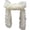 champagne, variant on Detachable Tulle Boa Shawl, White Bridal Ruffle Cape, 11.81x78.74inch