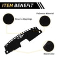 thumbnail image 4 of Unique Bargains Dash Cover for Ford Maverick 2022-2024 Dash Board Mat Thickened Anti-Slip Dash Cover Mat Pad Polyester Center Console Dashboard Cover Pad Carpet Black, 4 of 6