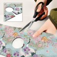 thumbnail image 6 of Yayeee Faucet Mat for Kitchen Sink 30" Diatomite Long Splash Guard Pad, Green Floral Cranes Pattern, 6 of 7
