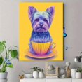 thumbnail image 4 of Yorkshire Terrier Teacup Canvas Wall Art, Puppy Pet Print for Living Room, Bedroom, Office, Coffee Shop and Nursery Decor, 4 of 8