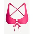 thumbnail image 4 of Time and Tru Women's and Women's Plus Size Square Wire Bikini Top, Sizes XS-3X, 4 of 5