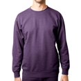 thumbnail image 1 of Lazer Sweat-Shirt en Molleton à Col Rond pour Hommes, Violet, TTG, 1 of 1