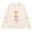 Beige, variant on AUDeals Girls Heart Print Sweatshirt - Round Neck Long Sleeve Loose Fit Pullover Top for Kids Spring Fall Casual Everyday Wear
