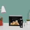 thumbnail image 4 of Black Free Standing Small Safe Box Safe Storage Box Cash Cabinet with Drop Slot, 4 of 13