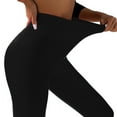 thumbnail image 3 of Hvyesh Women's Butt-Lifting High-Rise Yoga Pants Slim Tummy Control Yoga Leggings Smooth Quick Drying Athletic Pants for Women, 3 of 5