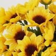 thumbnail image 2 of 4pc Silk Sunflower Bushes - for Fall Decor - Factory Direct Craft, 2 of 5