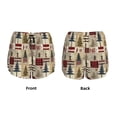 thumbnail image 3 of Rocae Rustic Plaid Forest Lodge for Women's Athletic Shorts Workout Hiking Shorts Athletic Shorts for Running, Yoga, Gym, Sports-Small, 3 of 7