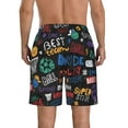 thumbnail image 3 of Kll Basketball Men'S Casual Summer Beach Shorts Hawaiian Shorts With Pockets-3x-Large, 3 of 9