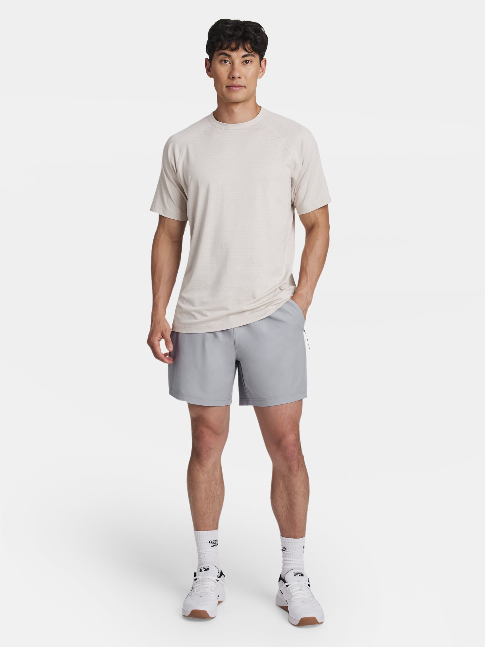 Reebok Men's and Big Men's Match Woven Short, 6" inseam, Sizes XS-5XL
