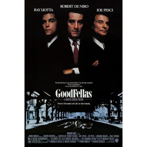 Goodfellas - Movie Poster (Regular Style) (Size: 24" X 36")
