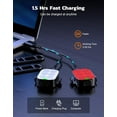 thumbnail image 3 of Bike Light Set, USB Rechargeable Front & Rear Bicycle Lights with 4+6 Modes, IP65 Waterproof for Night Riding Safety, 1.5H Fast Charge & Easy Install, 3 of 7
