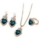 thumbnail image 2 of Xihbxyly Conjunto de Joyas de Corazón, Elegante Collar con Colgante, Elegantes Pendientes y Pulsera, Hermoso Regalo para Mujer, Ideal para Fiestas o San Valentín, Perfecto para Ocasiones Especiales., 2 of 2