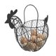 thumbnail image 5 of Ganfancp Cesta de Malla de Hierro Cesta de Almacenamiento Fruta Huevos Contenedor Ornamento Hogar Almacenamiento Hueco Cocina Cesta de Almacenamiento Ofertas Flash Liquidación 1* Cesta, 5 of 6