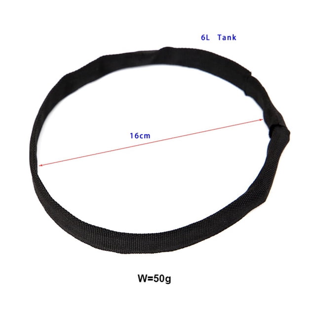 Rétenteur de Plongée en Acier Inoxydable et Sangle de Cylindre pour Réservoir de 6L 12L