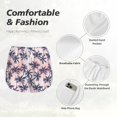 thumbnail image 6 of Lsque Tropics Palm Trees Printed Women's Running Shorts with Liner Pockets,Elastic Quick Dry Workout Athletic Gym Yoga Shorts,Womens High Waist Shorts-Small, 6 of 9
