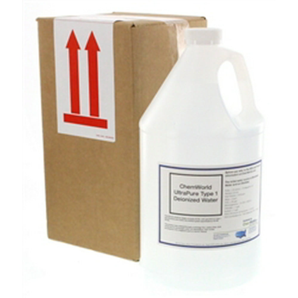 Chemworld Type I ASTM Deionized Water 1 Gallon …