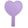 thumbnail image 4 of Espejo de mano de viaje en forma de corazón, espejo de mano cosmético con asa, 4 of 5