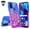 Purple/Blue, variant on Liquid Quicksand Glitter Phone Case for Moto G Play 2023/G Pure / Moto G Power 2022 Case for Girls Women Clear Phone Case Cover - Purple/Blue