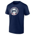 thumbnail image 2 of Men's Navy Columbus Blue Jackets Shoulder Patch Logo T-Shirt, 2 of 3