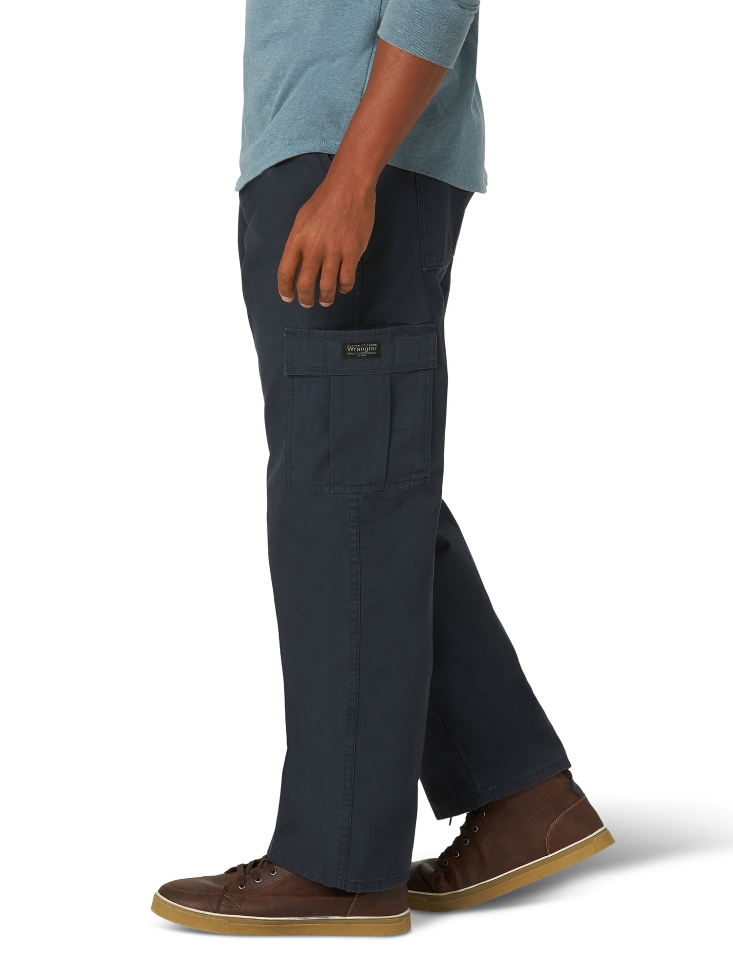 Wrangler Men's and Big Men's Relaxed Fit Cargo Pants With Stretch - Walmart .com