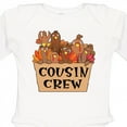 thumbnail image 4 of Inktastic Cousin Crew Cute Turkey Family Boys or Girls Long Sleeve Baby Bodysuit, 4 of 5