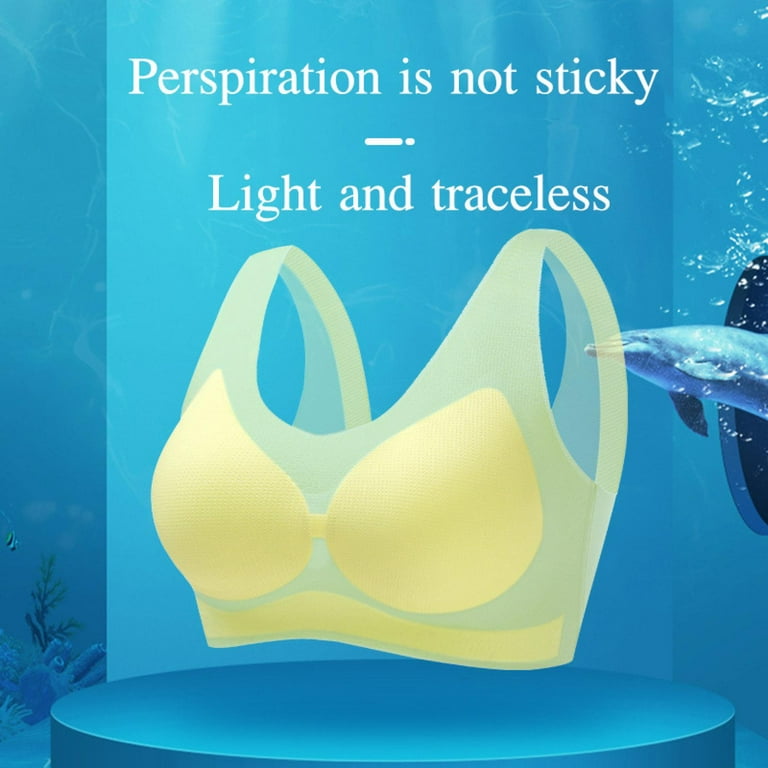 Gzwccvsn Ion Lifting & Lymphvity Detoxification Bra, Comfortable Shaping  Lifting Bra, Traceless Back Bra WithWith Ultra-thin Ice Silk And No Steel  Ring Gathered On The Bra,To The Auxiliary Back 