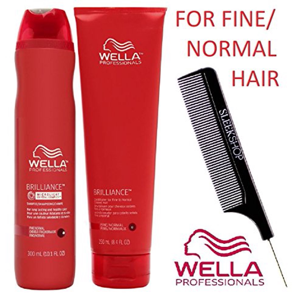 Wella Wella BRILLIANCE Shampoo & Conditioner for FINE to NORMAL