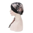 thumbnail image 7 of SPRING PARK Womens Cross Turban Hat Trendy Polyester Scarf Scarves Chiffon Print Design, 7 of 7