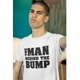 thumbnail image 5 of Old Glory Mens Father's Day The Man Behind the Bump Short Sleeve Graphic T Shirt, 5 of 6